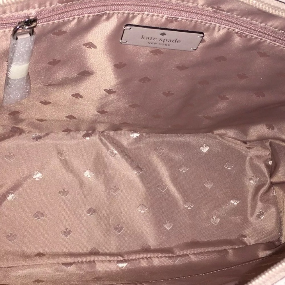 KATE SPADE ADLEY LARGE TOTE SHOULDER TAUPE BAG - Picture 10 of 11